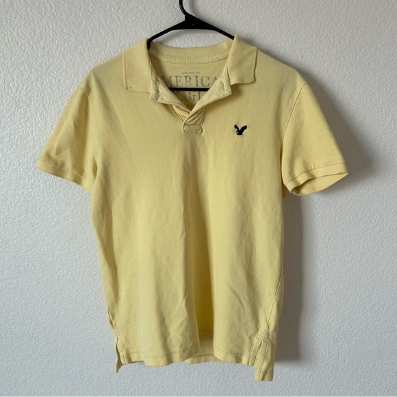 American Eagle Outfitters Other - Vintage Y2K American Eagle Outfitters Yellow Polo Shirt with Classic Collar
